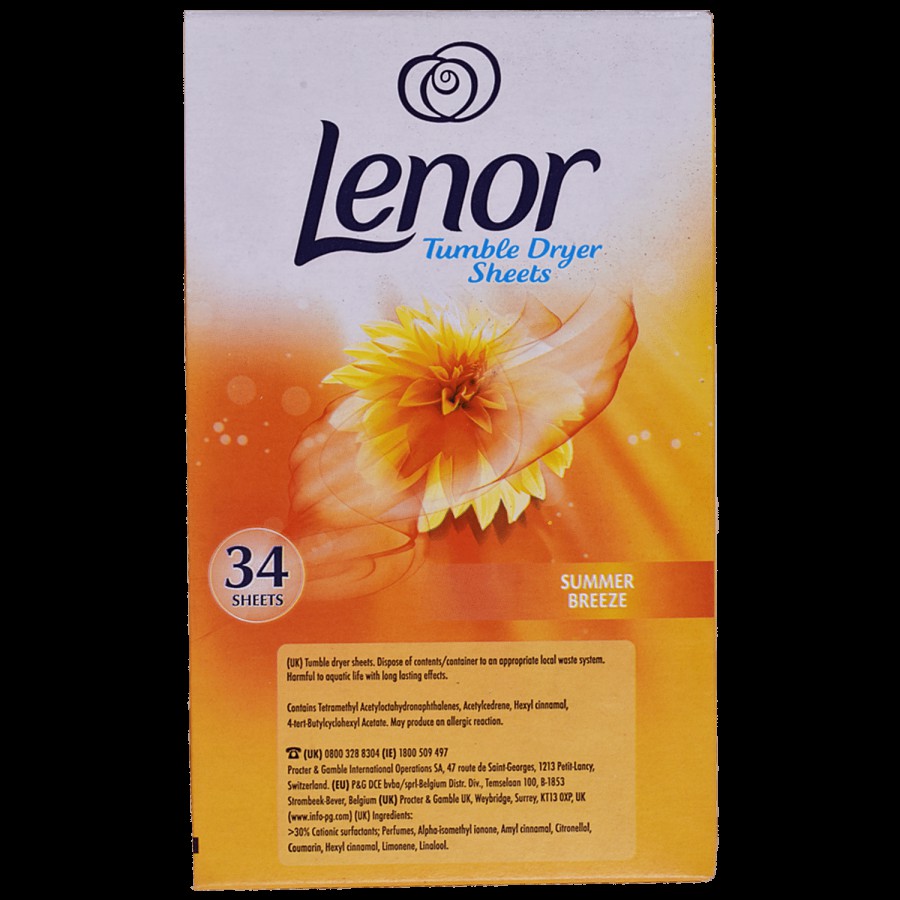 Lenor Tumble Dryer Sheets - Summer Breeze