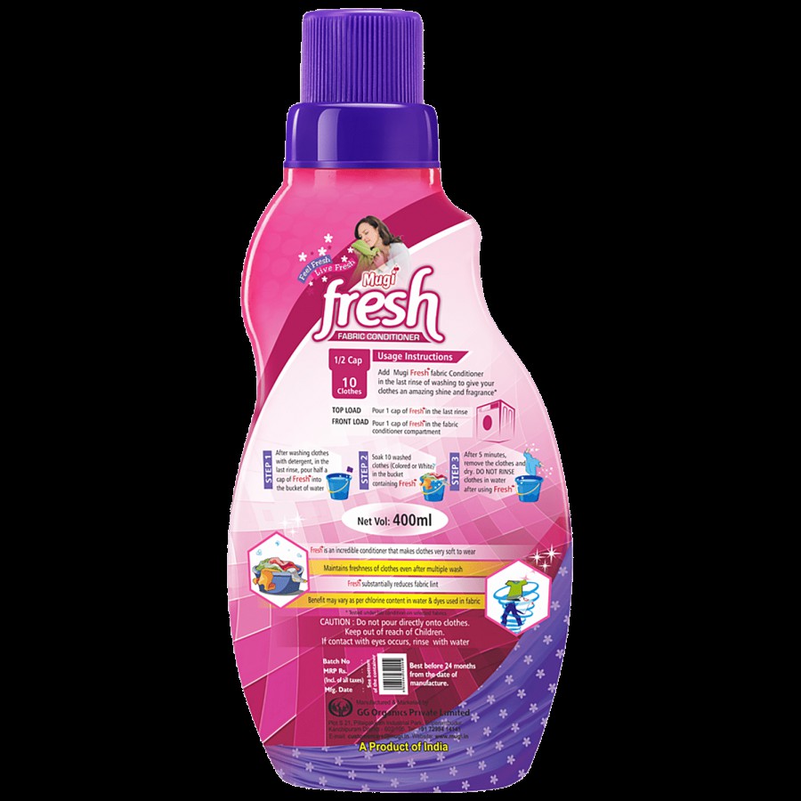 Mugi Fresh After Wash Fabric Conditioner - Cool Blossom