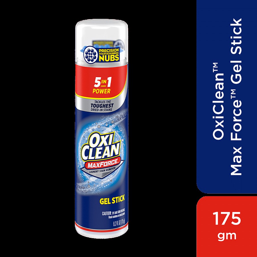 Oxiclean Max Force Laundry Stain Remover Gel Stick - Gets Rid Of Grease