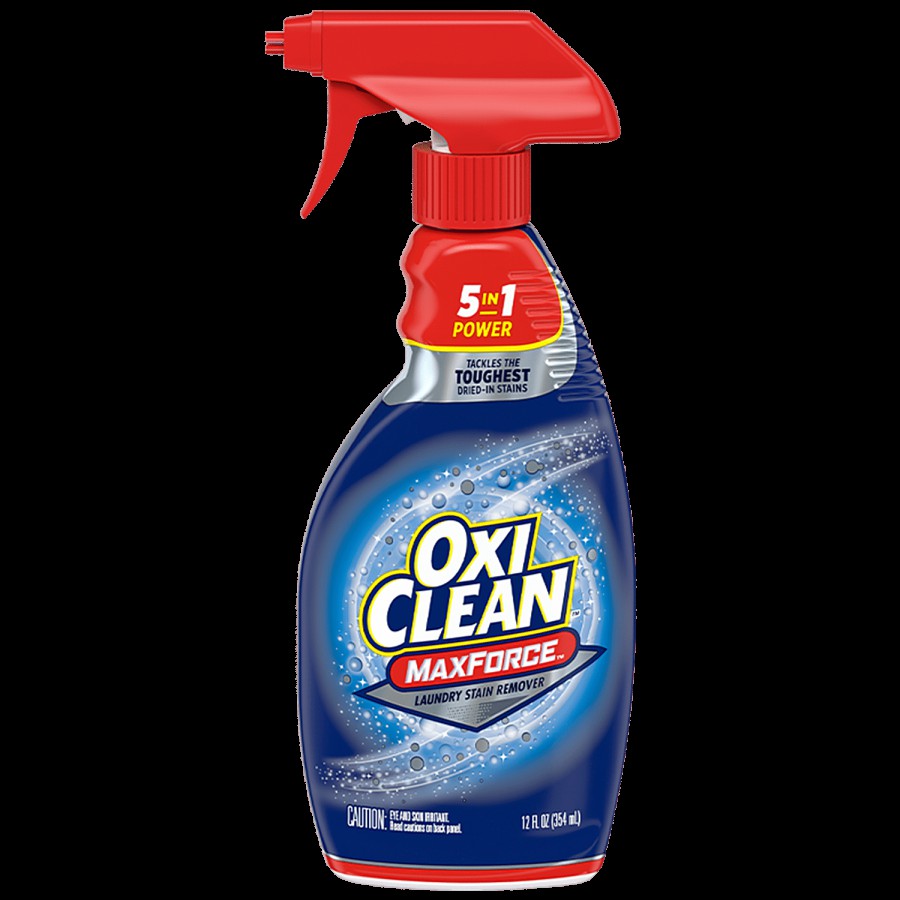 Oxiclean Max Force Laundry Stain Remover Spray - Gets Rid Of Grease