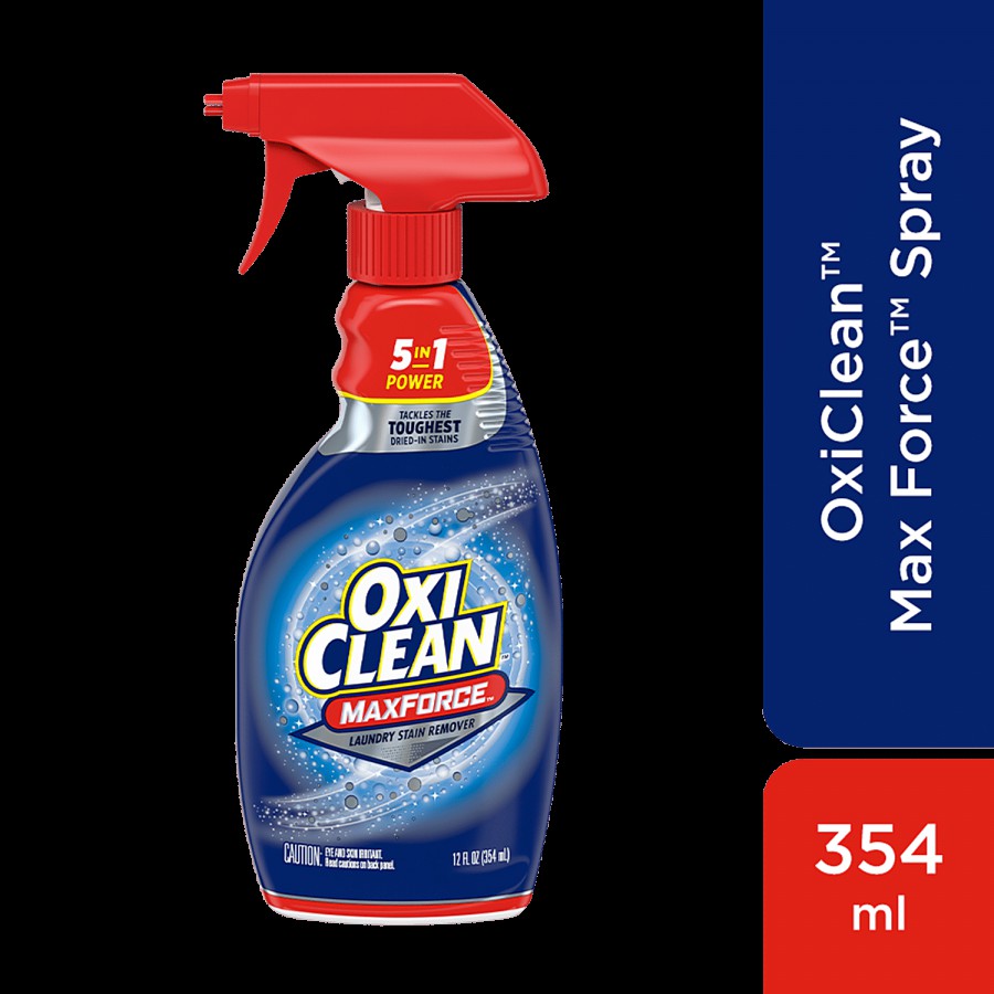 Oxiclean Max Force Laundry Stain Remover Spray - Gets Rid Of Grease