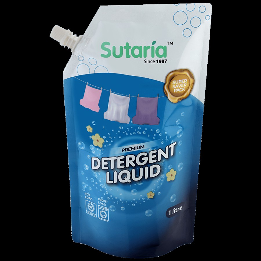 Sutaria Premium Detergent Liquid - Removes Tough Stains