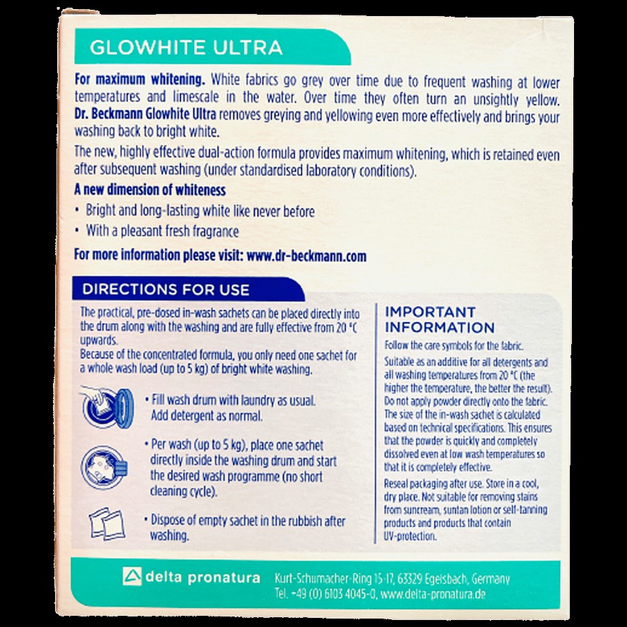 Dr. Beckmann Glowhite Ultra - Provide Maximum Whitening