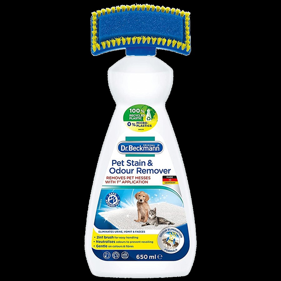 Dr. Beckmann Pet Stain & Odour Remover - Eliminates Urine