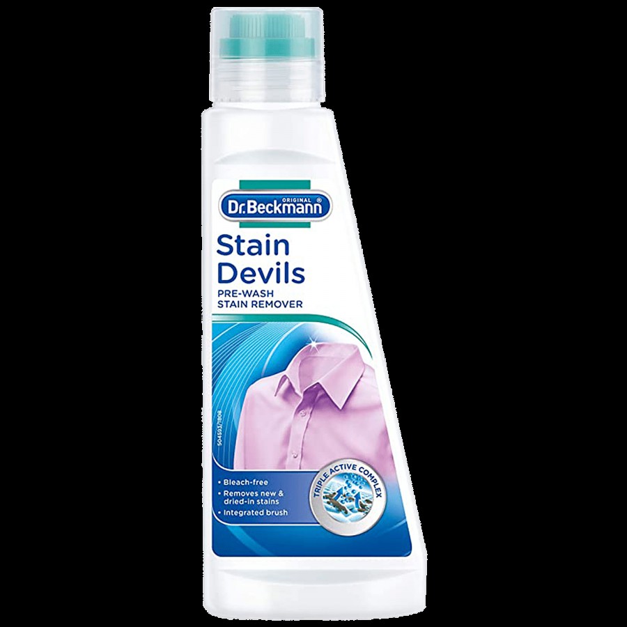 Dr. Beckmann Stain Devils - Pre-Wash Stain Remover With Brush