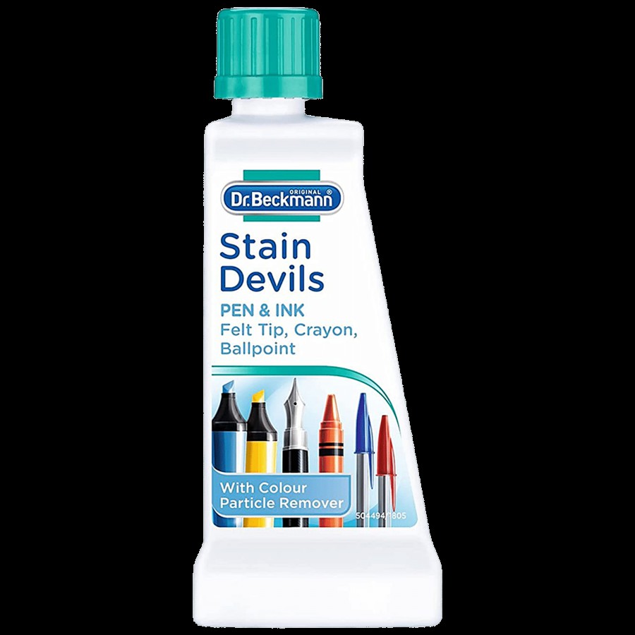 Dr. Beckmann Stain Devils Pen & Ink Specialist Stain Remover - Combats Various Ink Based Stains