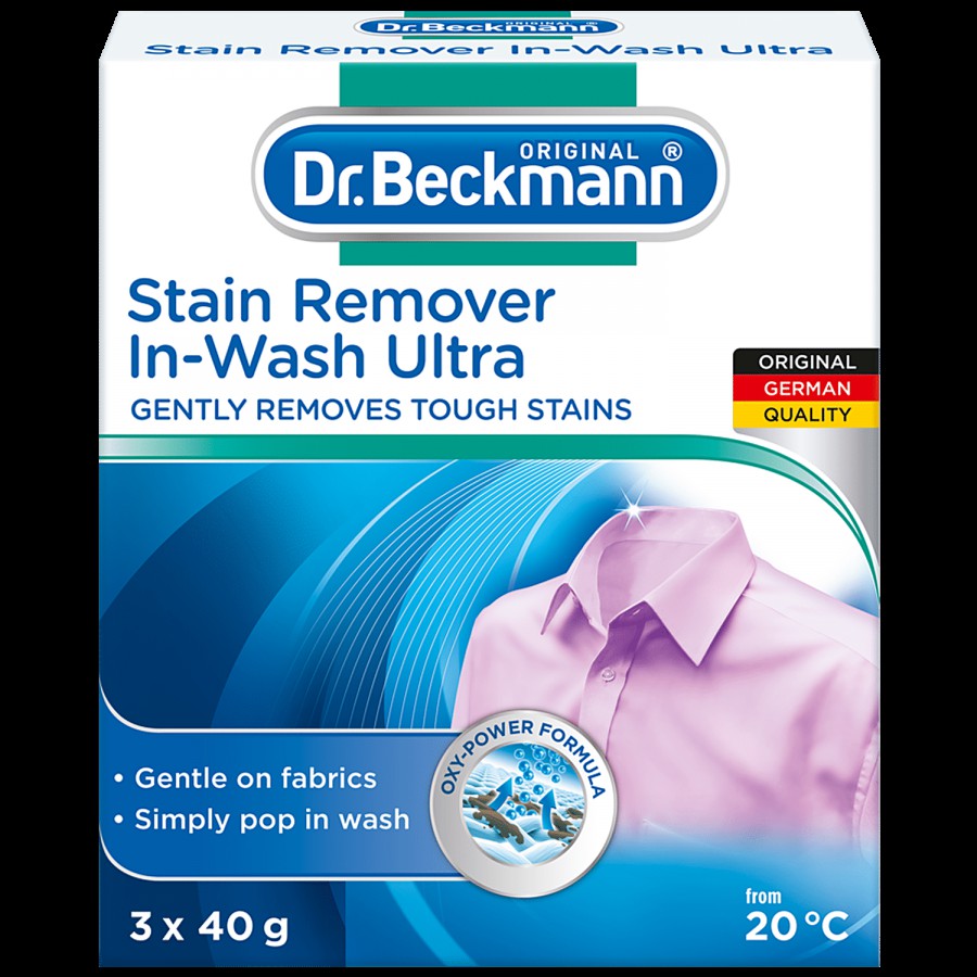 Dr. Beckmann Stain Remover In-Wash Ultra - Gently Removes Tough Stains