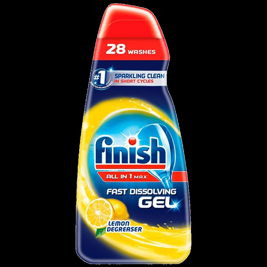 Finish All-In-1 Max Fast Dissolving Gel - Lemon Degreaser