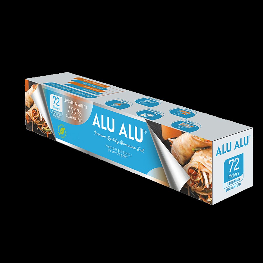 Alu Alu Aluminium Foil - Silver