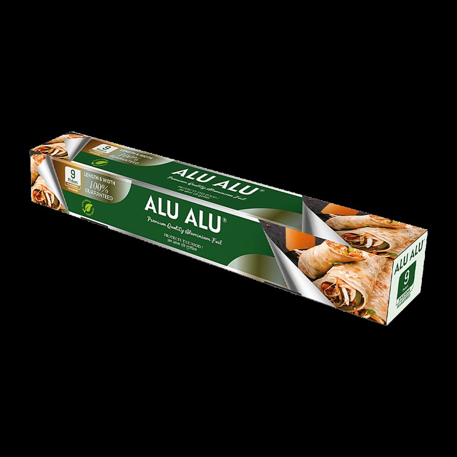 Alu Alu Aluminium Foil Silver Premium - 9 Meters