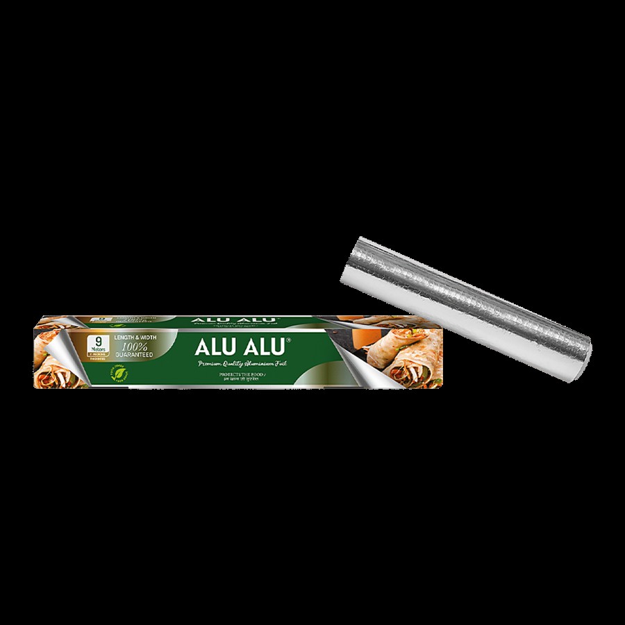 Alu Alu Aluminium Foil Silver Premium - 9 Meters