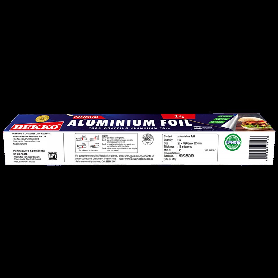 Bekko Premium Aluminium Foil - 9 m