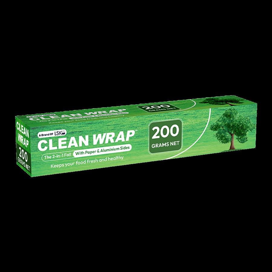 Cleanwrap Aluminium + Paper Foil - 11.5 m