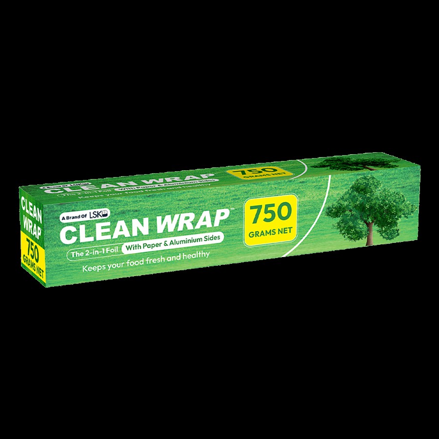 Cleanwrap Aluminium + Paper Foil - 43.3 m