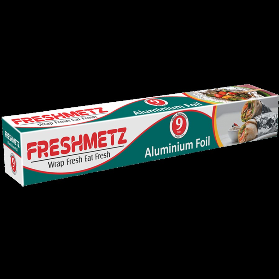 Freshmetz Aluminium Foil Wrap - Hygienic Wrapping Medium