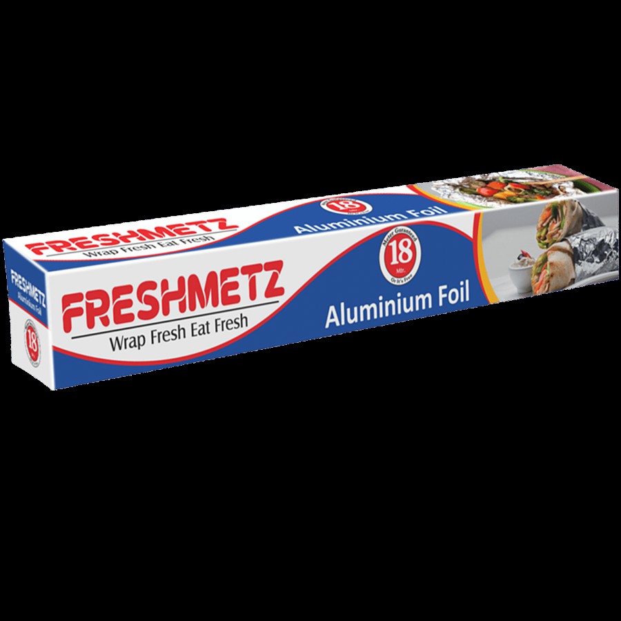 Freshmetz Aluminium Foil Wrap - Hygienic Wrapping Medium