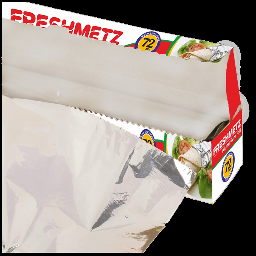 Freshmetz Aluminium Foil Wrap - Hygienic Wrapping Medium