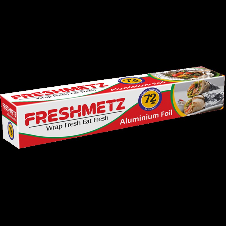 Freshmetz Aluminium Foil Wrap - Hygienic Wrapping Medium