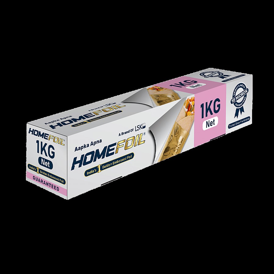 Homefoil Aluminium Foil Golden Embossed - 69.49 m