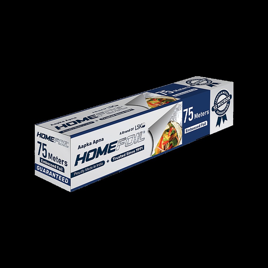 Homefoil Aluminium Foil Silver - 75 m