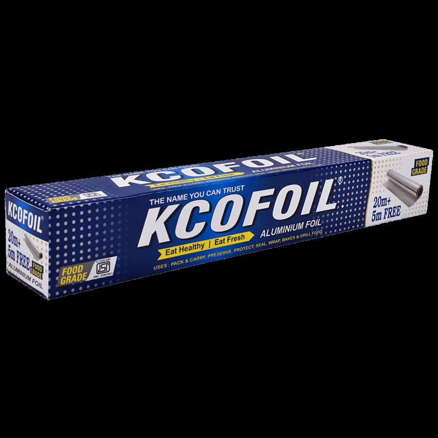 Kcofoil Aluminium Foil - 25 m