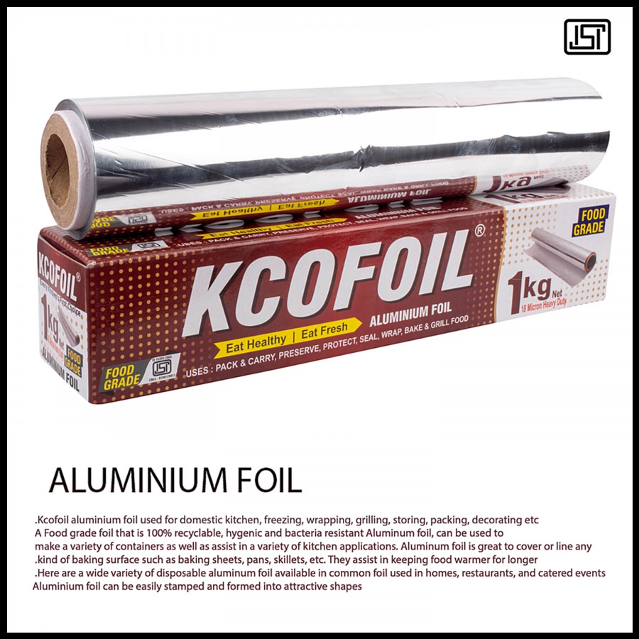 Kcofoil Aluminium Foil - 64 m