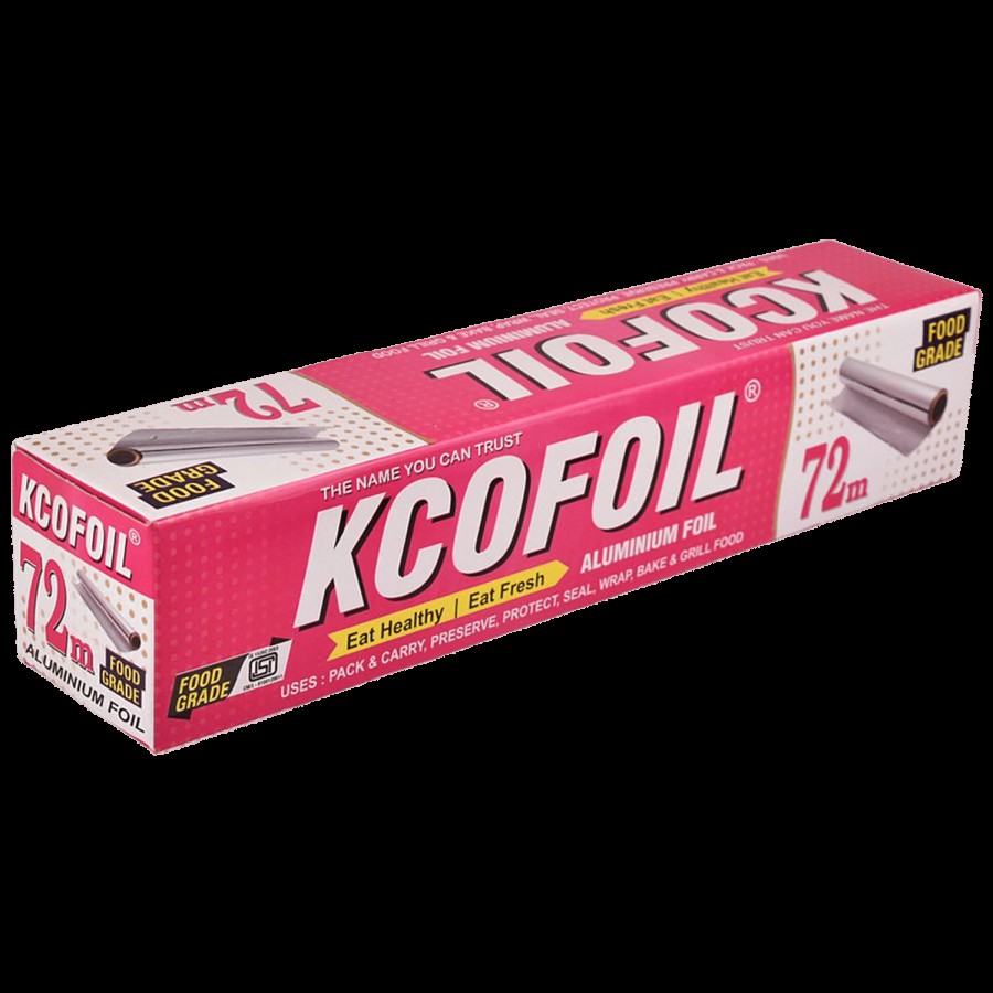 Kcofoil Aluminium Foil - 72 m