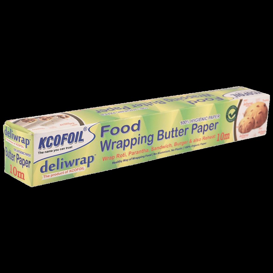 Kcofoil Deliwrap Food Wrapping Butter Paper - 10 m