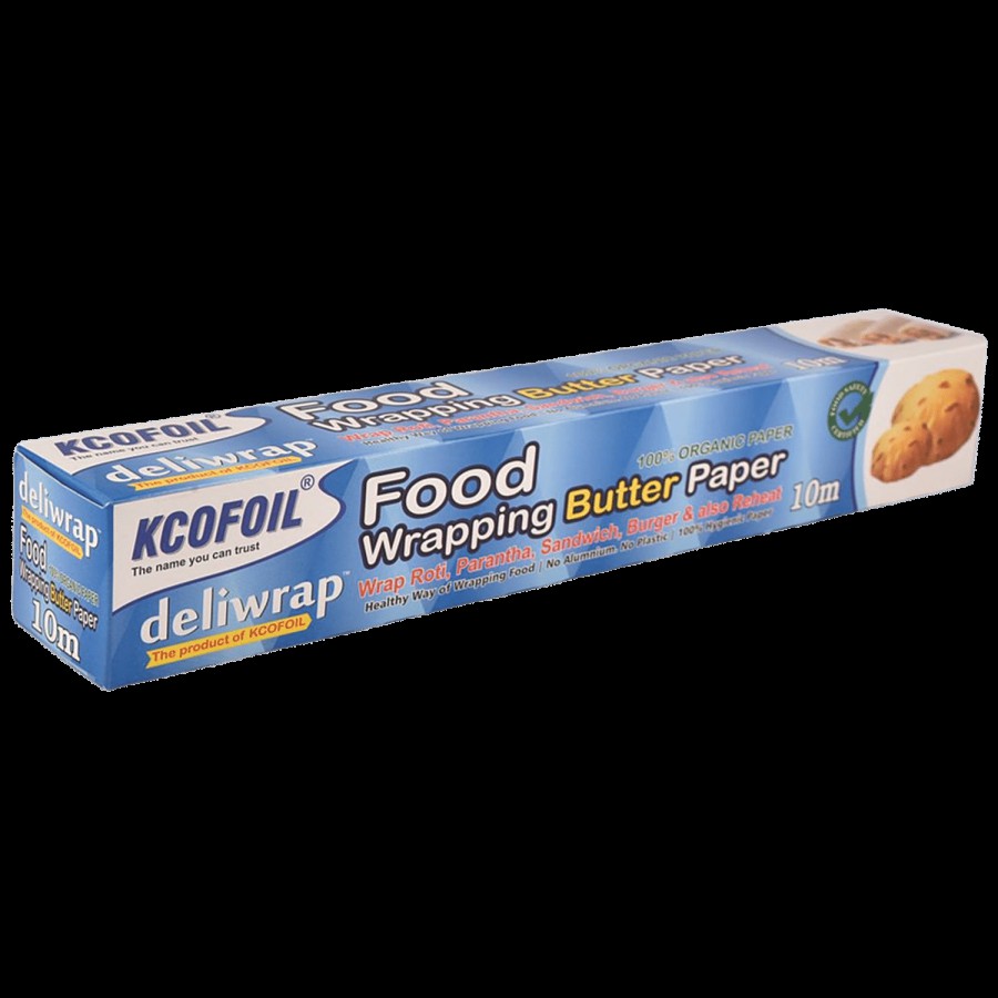 Kcofoil Food Wrapping Butter Paper - 10 m