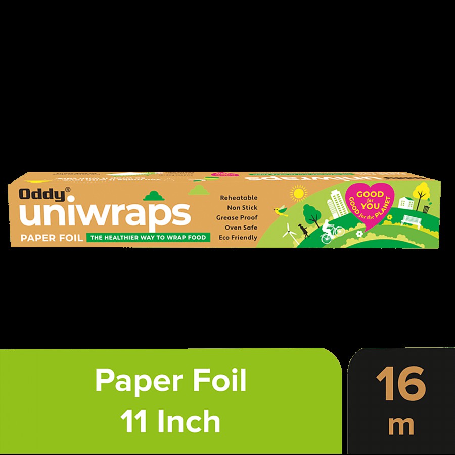 ODDY Uniwraps Food Paper Foil - 16 m