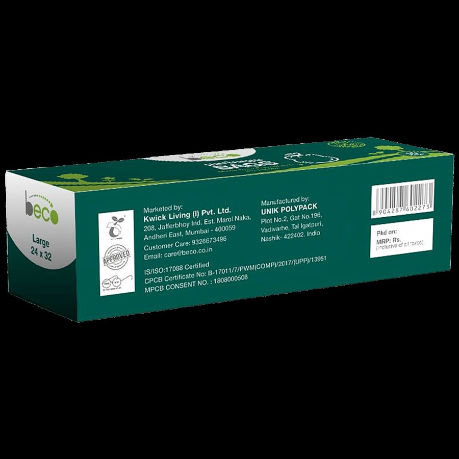 Beco Compostable Garbage Bags - Large