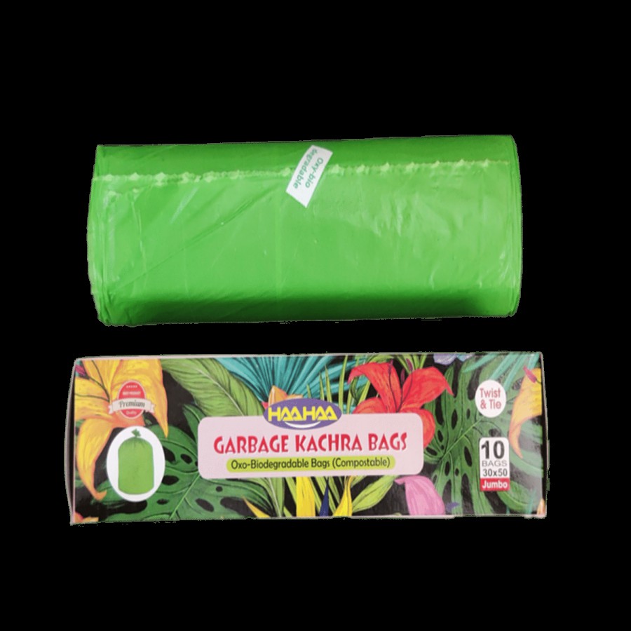 Haahaa Oxo-Biodegradable Garbage Bags - Jumbo