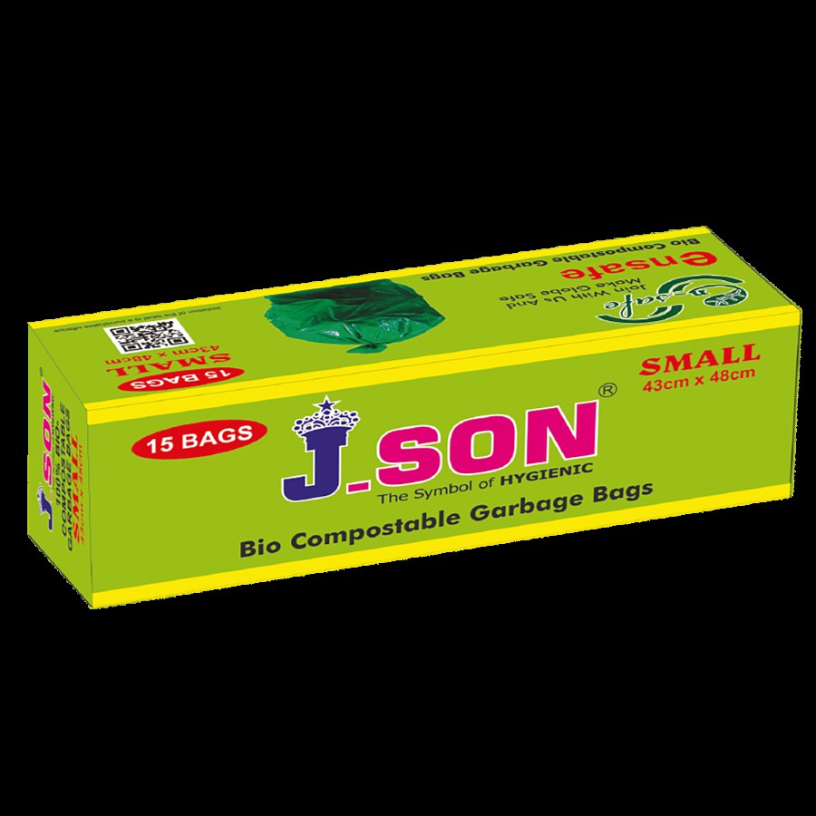 J_son Bio Compostable Garbage Bags - Small