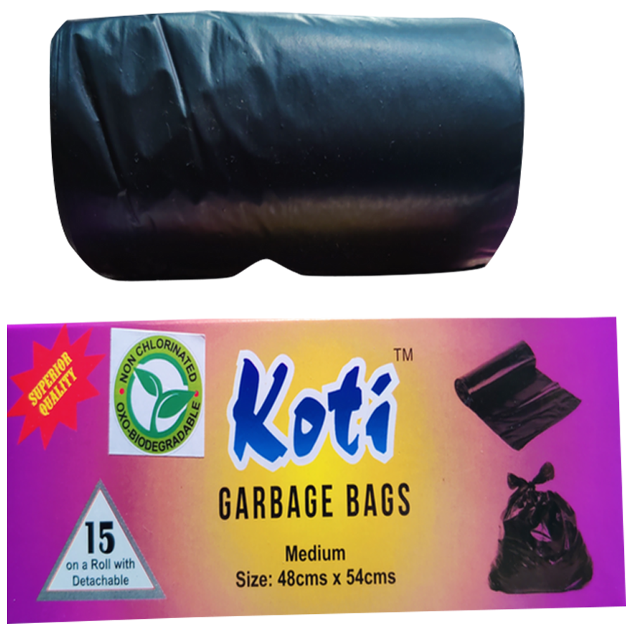 Koti Oxo-Biodegradable Garbage Bag Roll - Medium