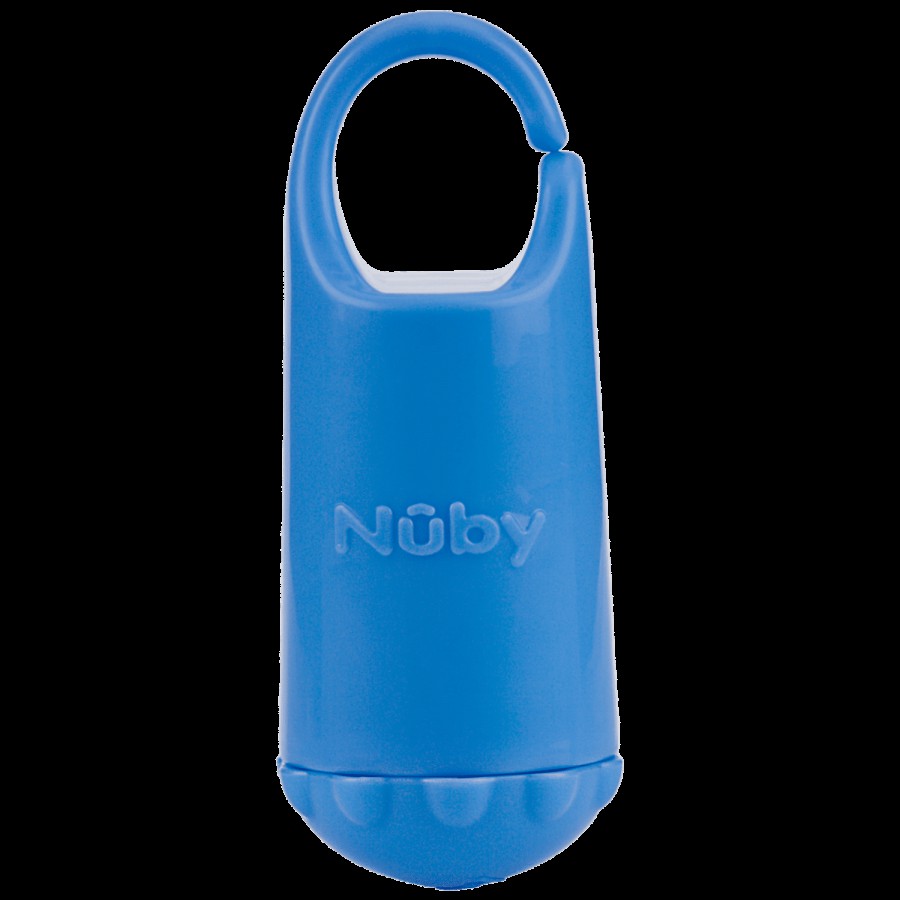 Nuby Tie N' Toss Diaper Bag Dispenser For Baby - Blue