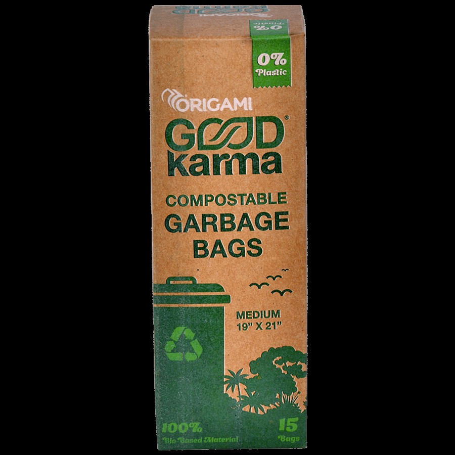 Origami Good Karma Compostable Garbage Bags - Medium