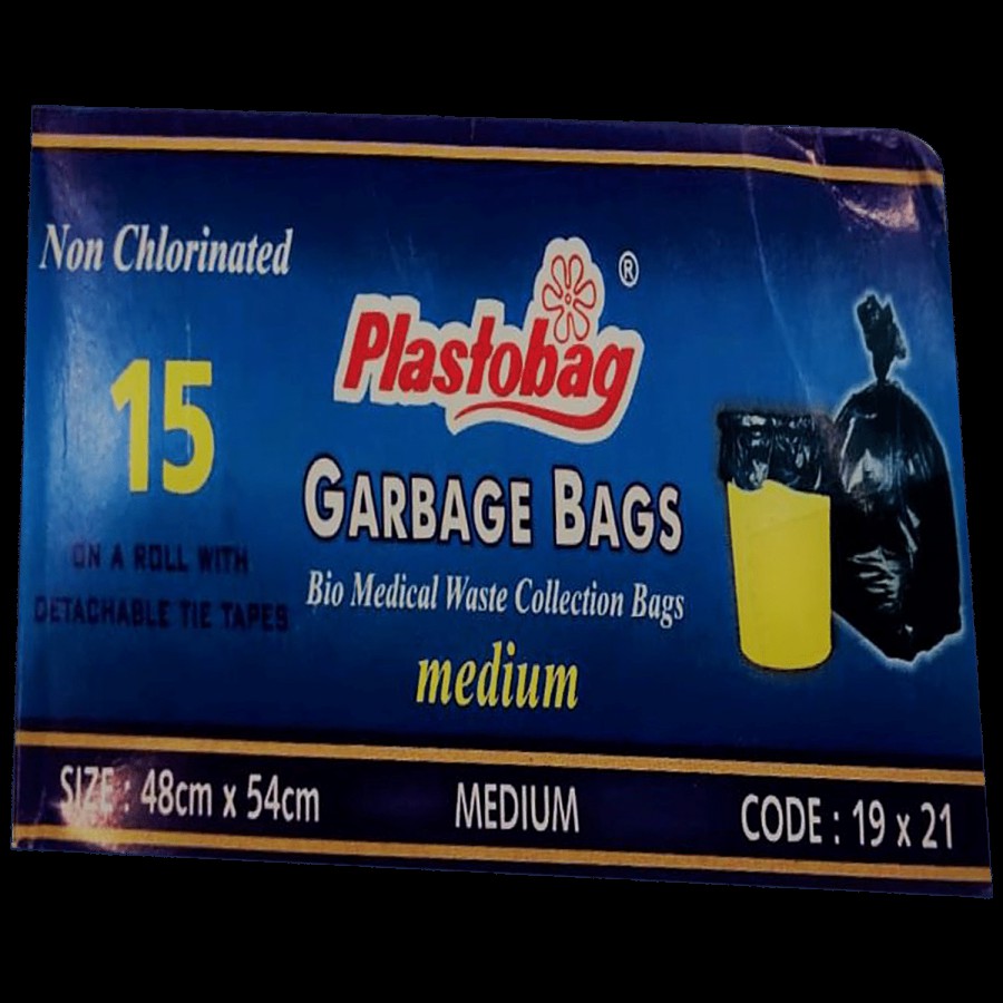 Plastobag Garbage Bags - 51 Microns