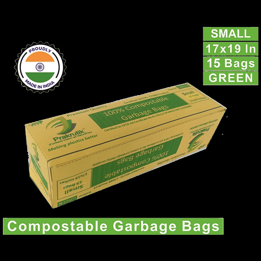 Prakrutik Compostable Garbage Bag - Small