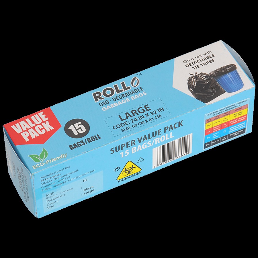 ROLLO Garbage Bag On Roll - Large