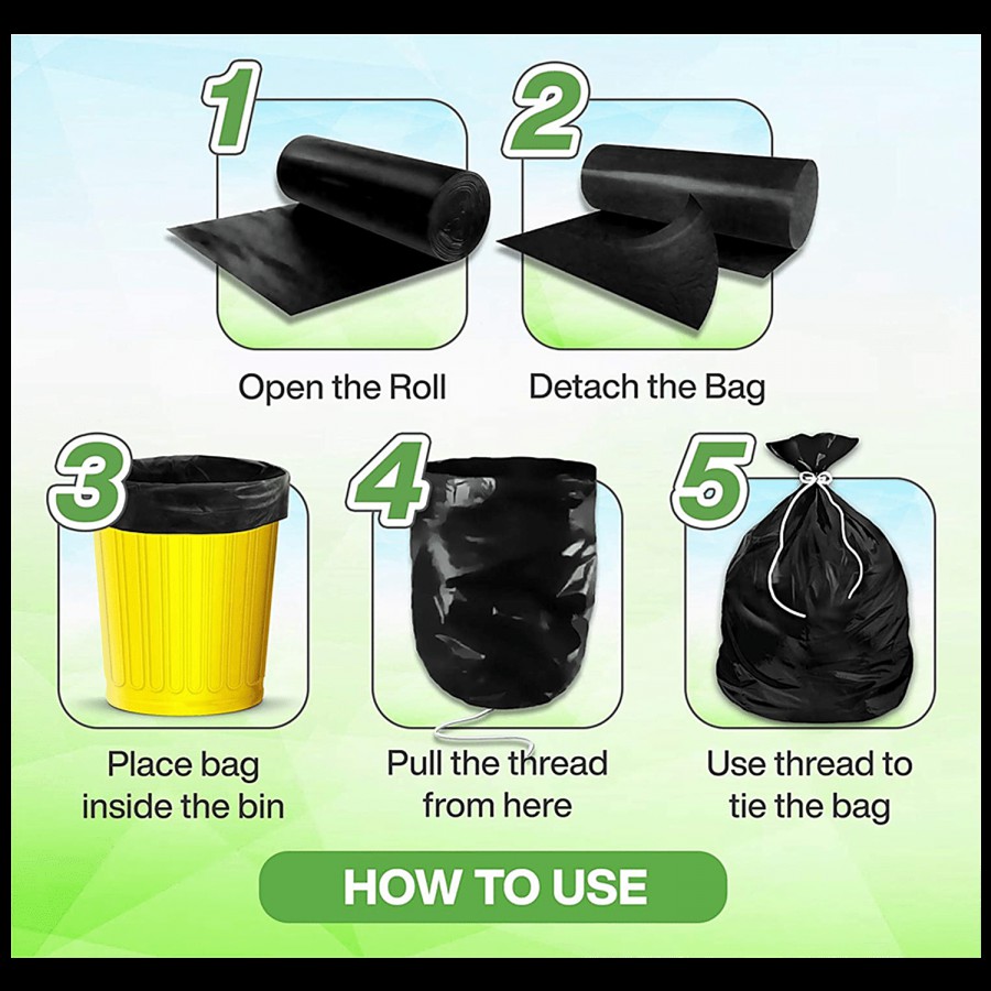 VC OXO Biodegradable Dustbin Garbage Bag - 43 X 48 cm Size