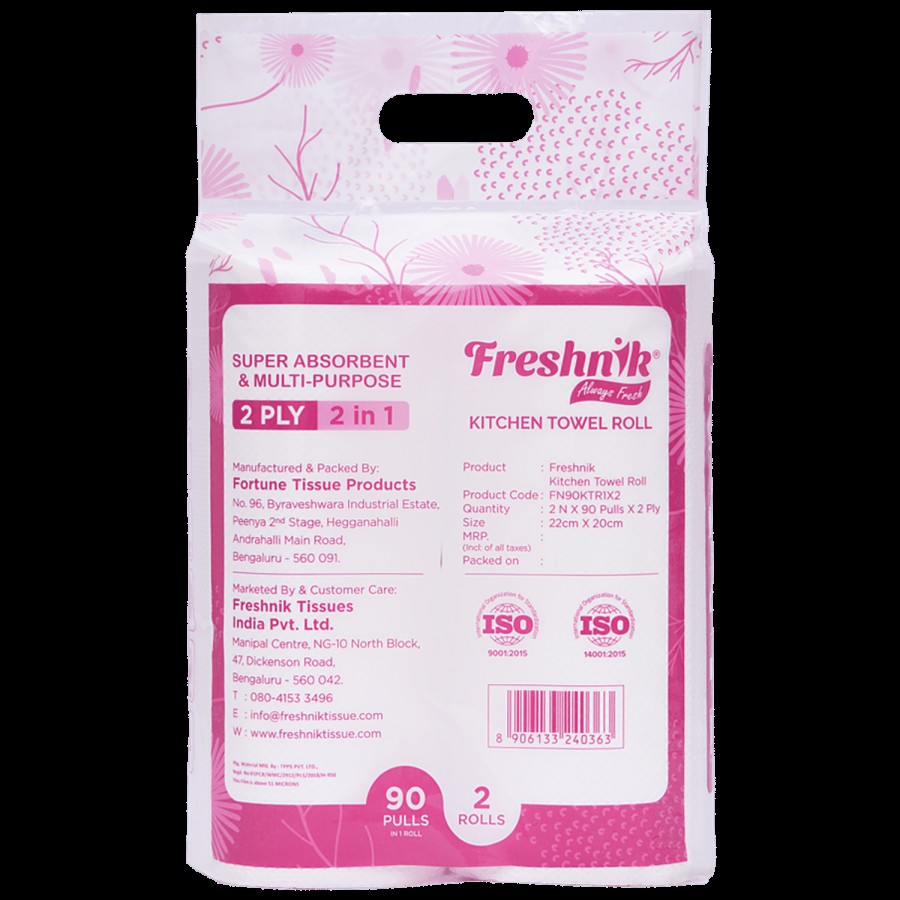 Freshnik Tissues Kitchen Paper Towels - 2 Ply