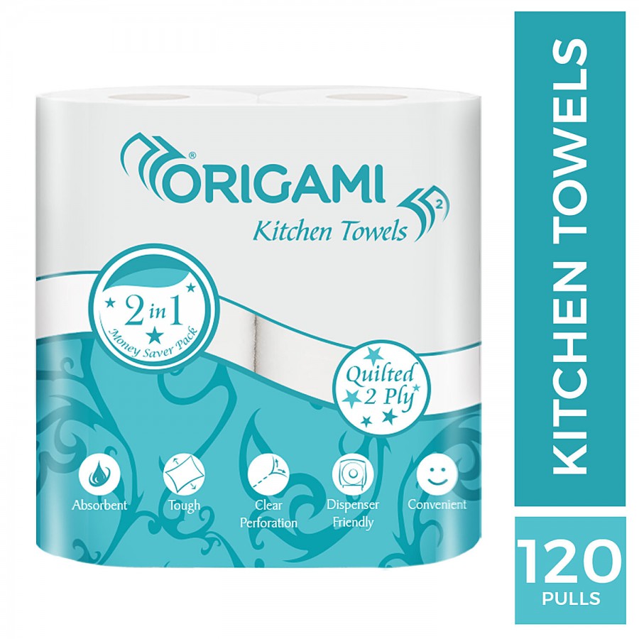 Origami Kitchen Towels - 2 Ply