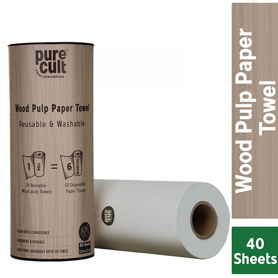 PureCult Wood Pulp Paper Towel