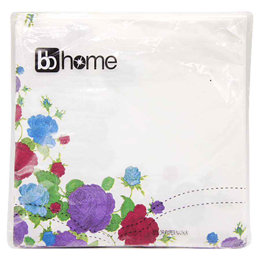 BB Home Paper Napkins - Floral Border