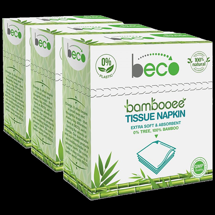 Beco Banbooee Tissue Napkins - 2 Ply