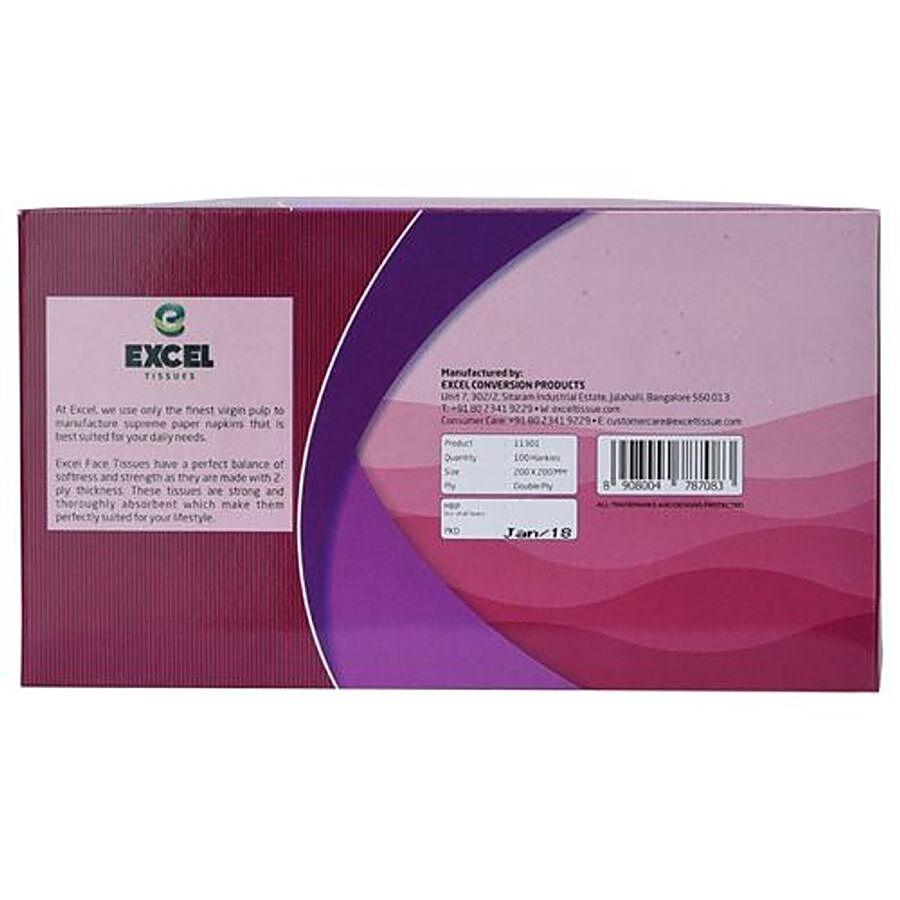 Excel  Excel Premium Face Tissues - 2 Ply