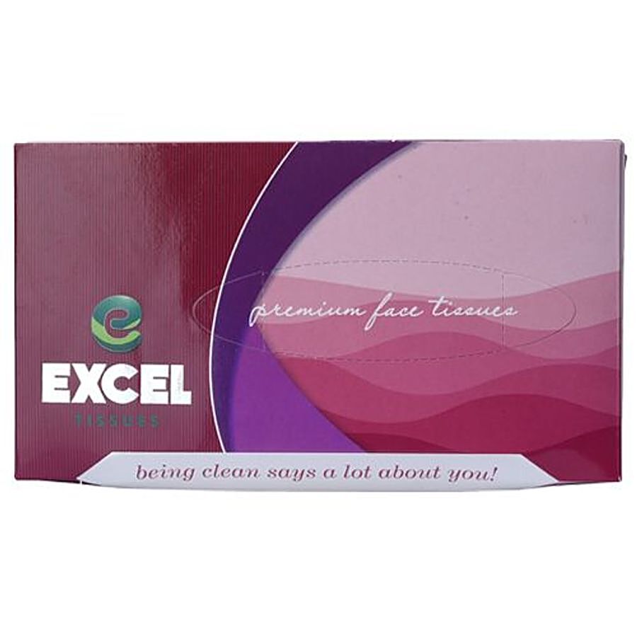 Excel  Excel Premium Face Tissues - 2 Ply