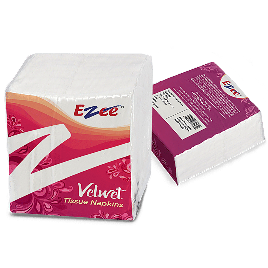 Ezee  Velwet Tissue Napkins - 2 Ply