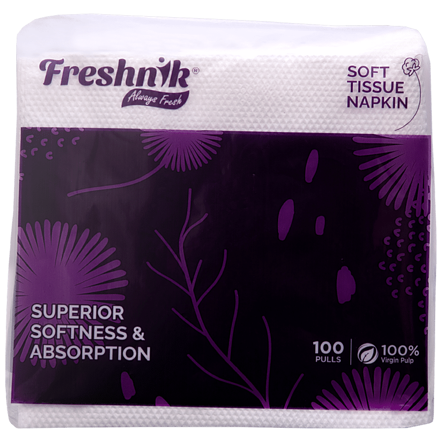 Freshnik Tissues Soft Tissue Napkins - 1 Ply