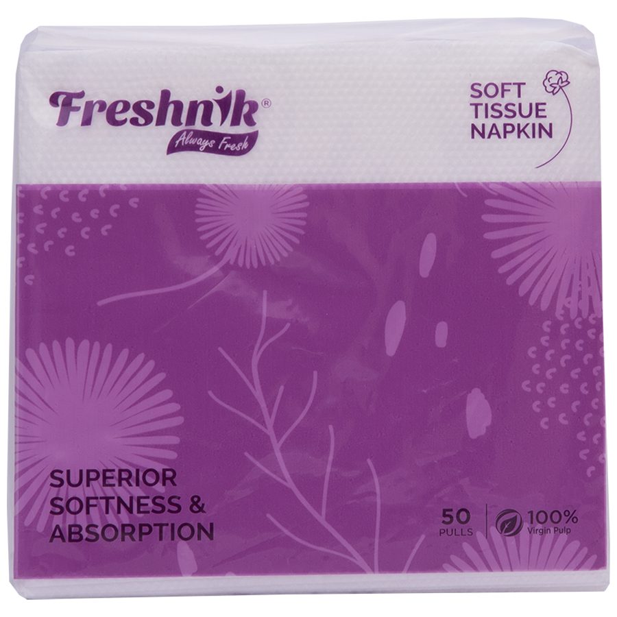 Freshnik Tissues Soft Tissue Napkins - 1 Ply